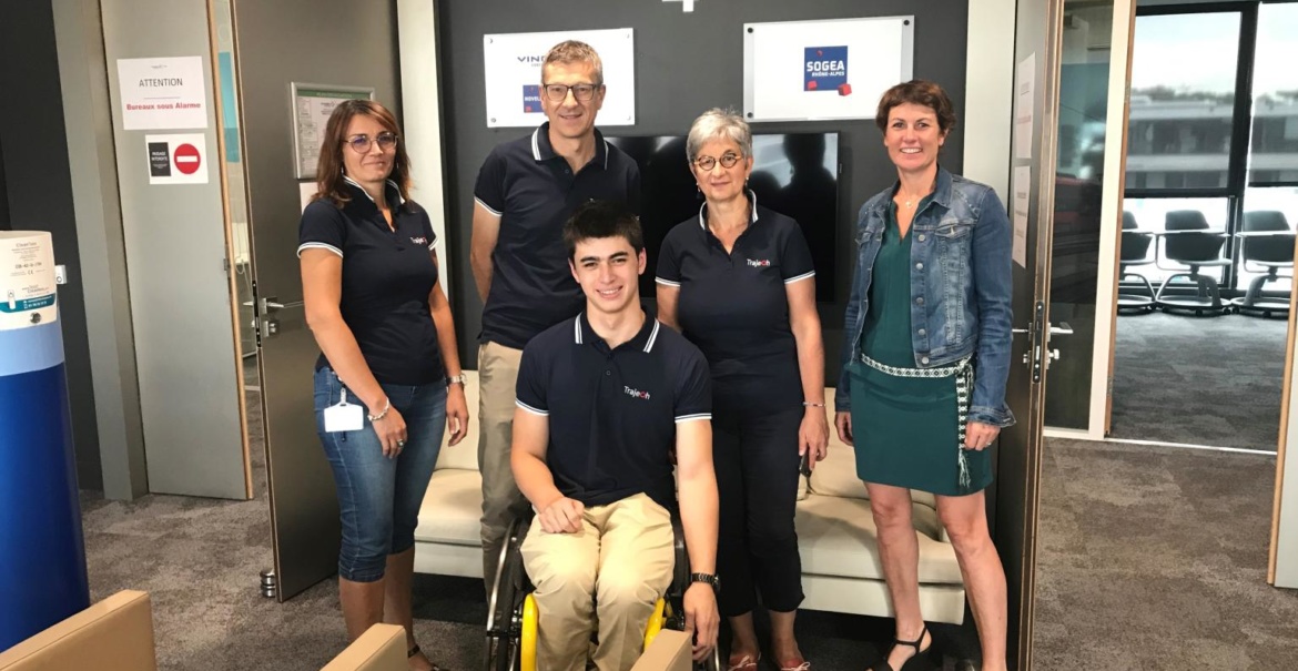 Trajeoh Vinci soutient Gaëtan Charlot dans le club des partenaires H+Sport