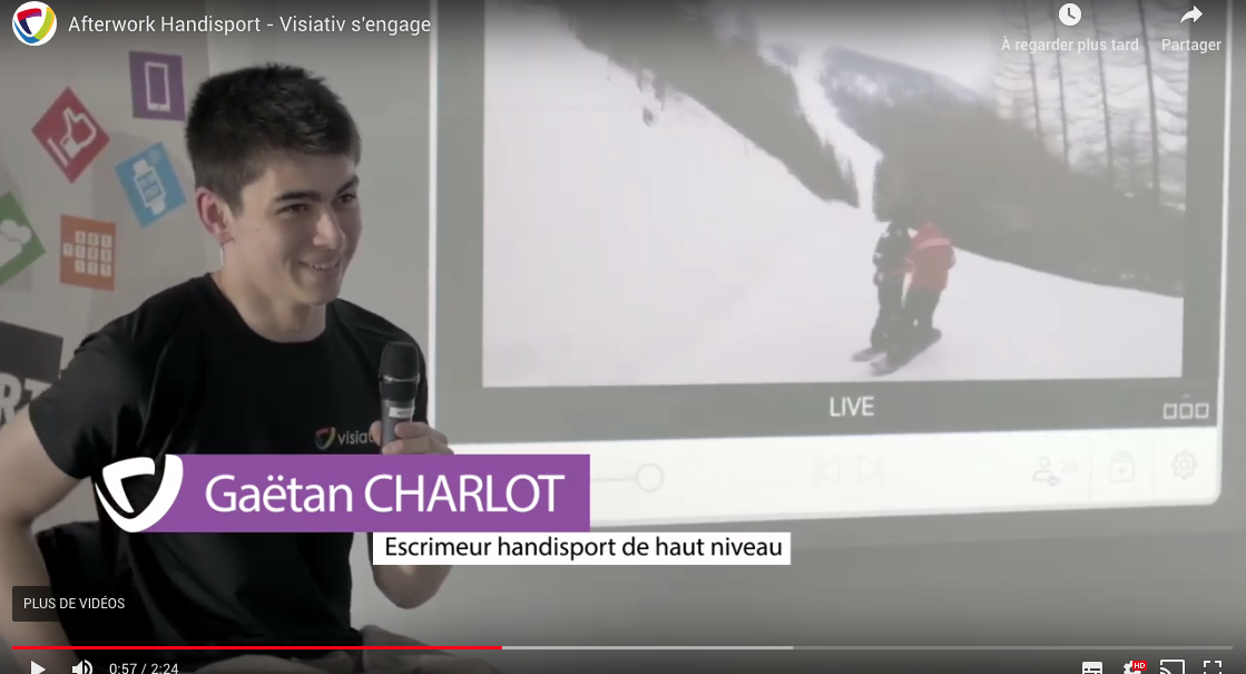 Film de l'Afterwork Visiativ Club H+Sport avec la Ligue handisport AURA