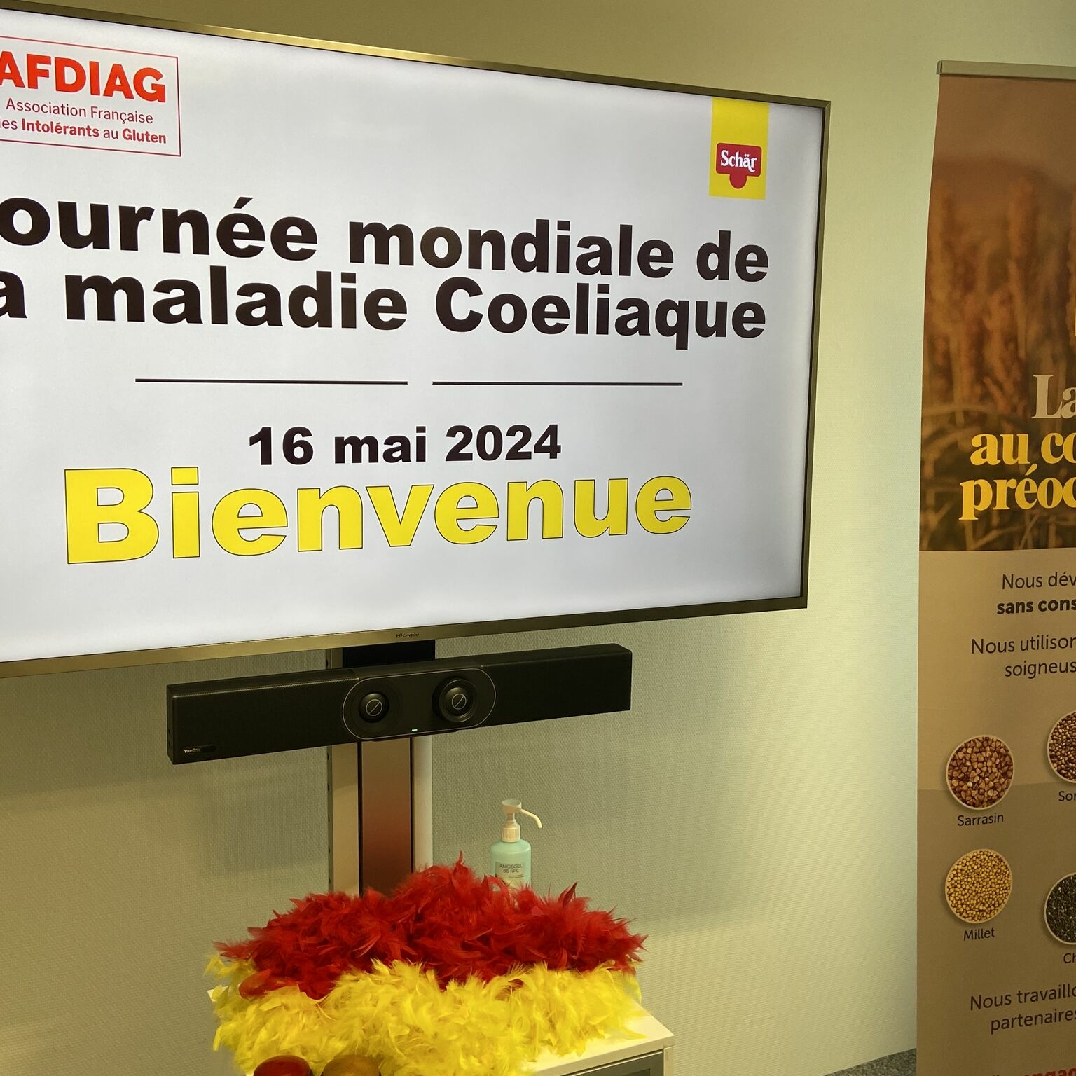 Journée mondiale de la maladie coeliaque avec Schär et AFDIAG