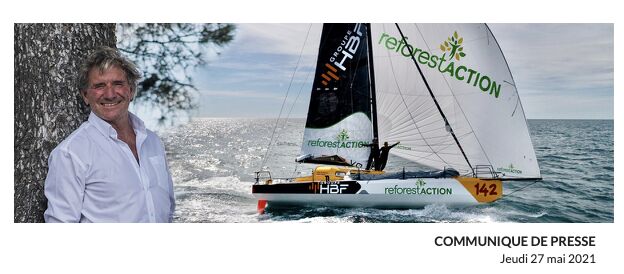 Kito-de-pavant-sera au départ de la transat Jacques vabre avec son class 40 Reforestaction
