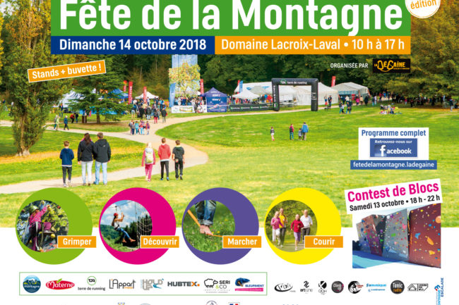 affiche fête de la montagne 2018 affiche fête de la montagne 2018 Domaine Lacroix-laval (69)