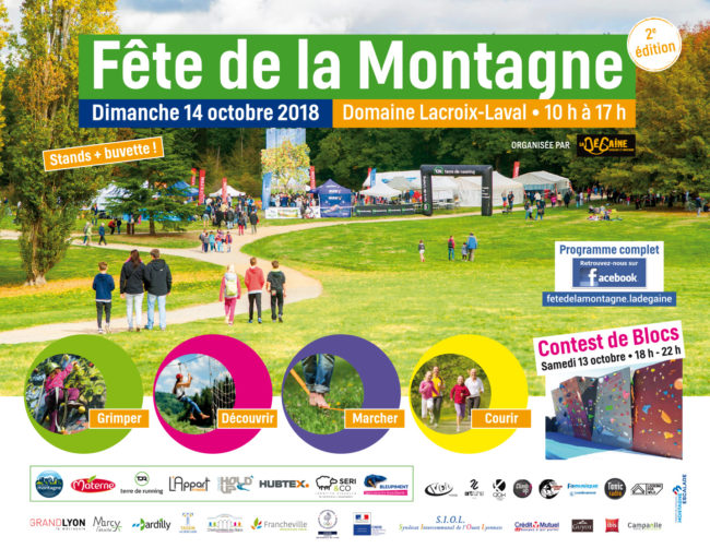 affiche fête de la montagne 2018 affiche fête de la montagne 2018 Domaine Lacroix-laval (69)