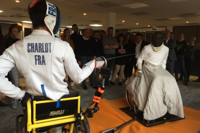 after-work-visiativ-16042019-gaetan-charlot-partenariat-ligue-handisport-clubH+Sport