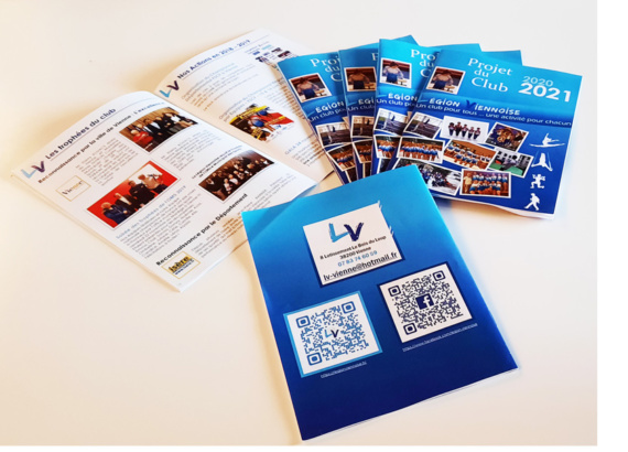 Livret A5 du Projet Associatif 2020-2021 pour la Légion Viennoise, le club historique de gymnastique de Vienne